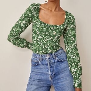 Reformation Jon Top in Autumnal size 4 NWT